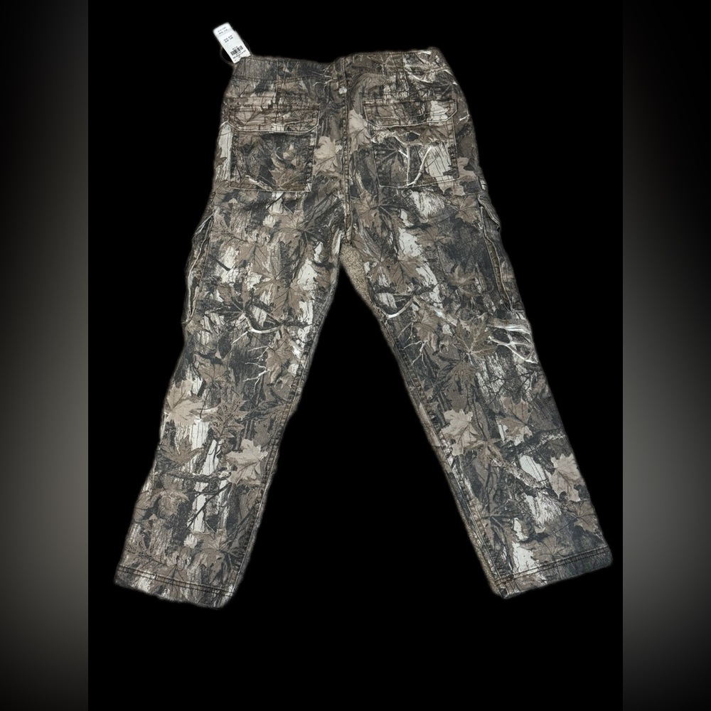 NBD Brown and Gray Cargo Pants Relaxed Fit - Picture 2 of 4